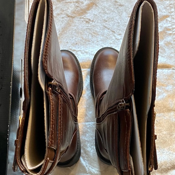 GBG Los Angeles Womens Silene Riding Boot BROWN SIZE 6 NWB Heeled SUMMER PRICE - Picture 4 of 10